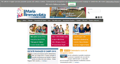 Desktop Screenshot of istitutomariaimmacolata.eu